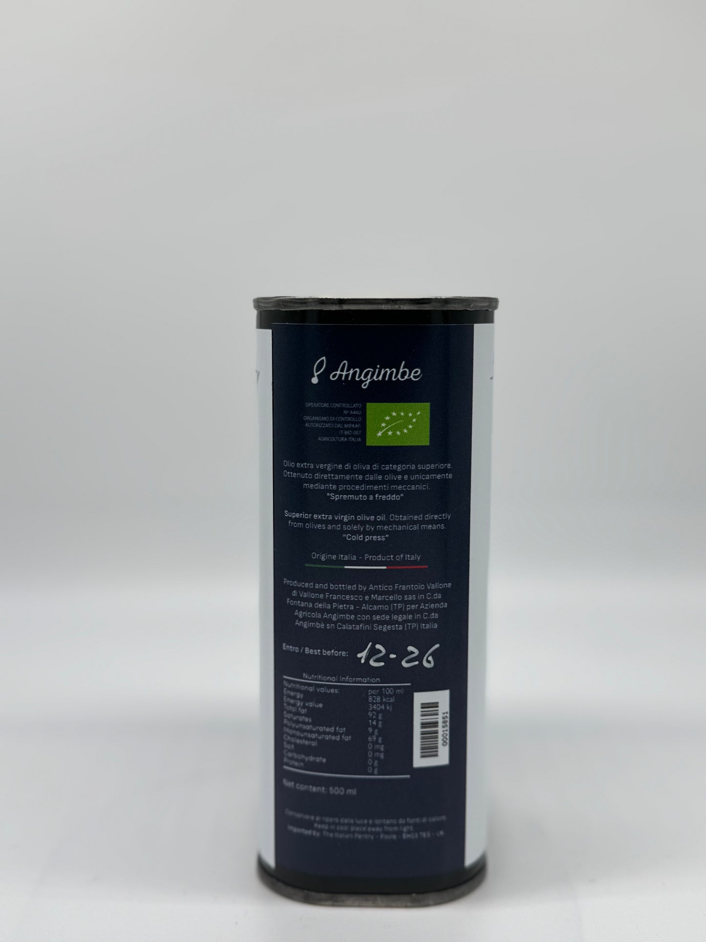 Angimbe The Italian Pantry Olive Oil Tin