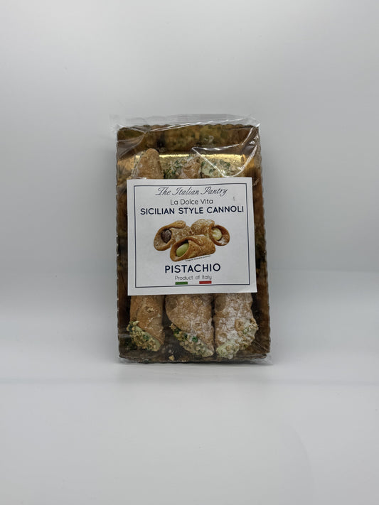 Sicilian Cannoli with Pistachio Cream & Chopped Hazelnuts 200g