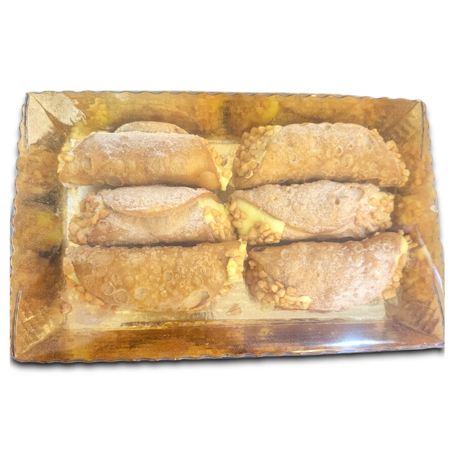 Sicilian Cannoli with Lemon Cream & Chopped Hazelnuts 200g