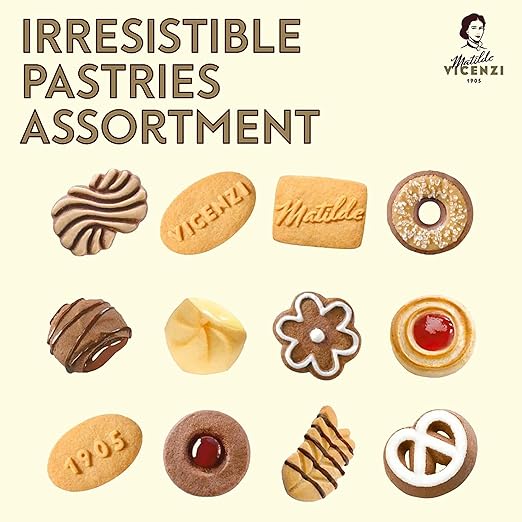 Matilde Vicenzi Fine Selected Assorted Cookies 500g