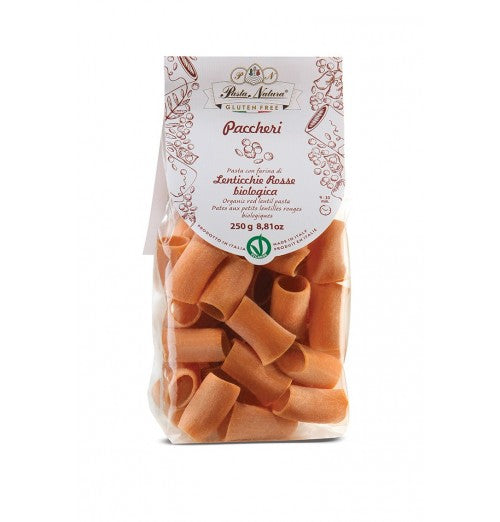 Red Lentil Paccheri 250g