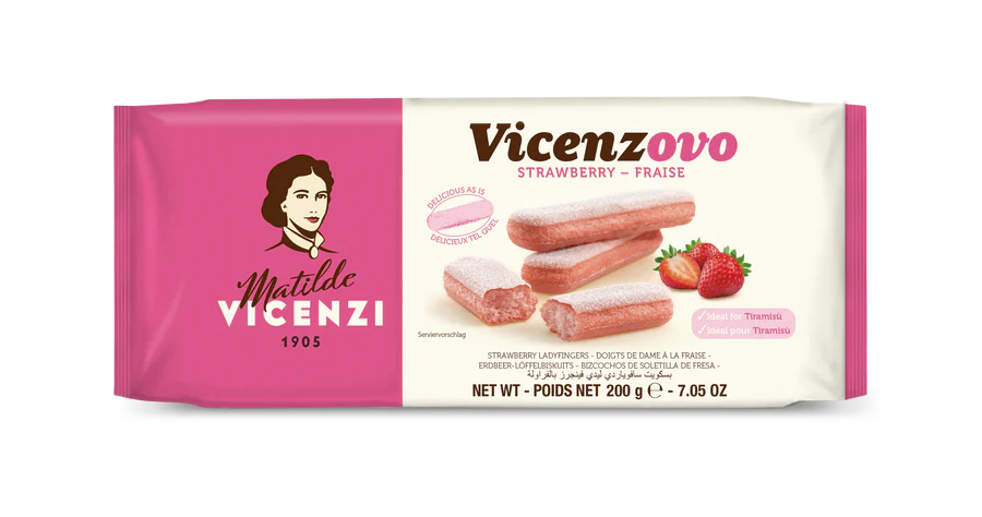 Savoiardi Strawberry Ladyfingers 200g