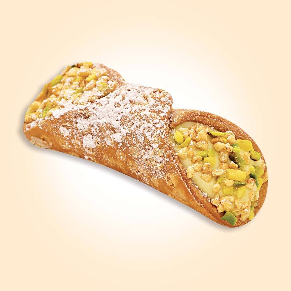 Sicilian Cannoli with Pistachio Cream & Chopped Hazelnuts 200g