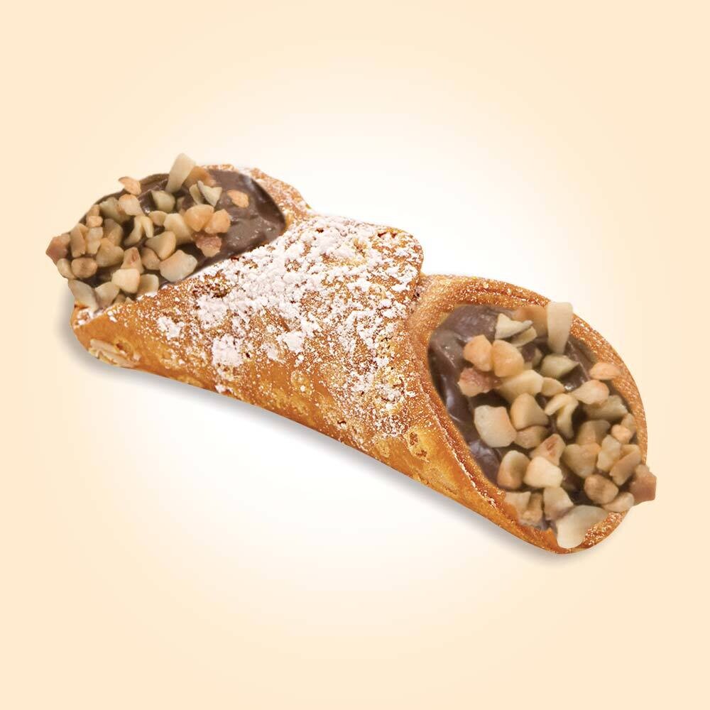 Sicilian Cannoli with Hazelnut Cream & Chopped Hazelnuts 200g