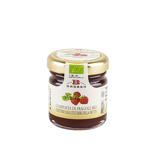 Organic Strawberry Miniature Compote 40g