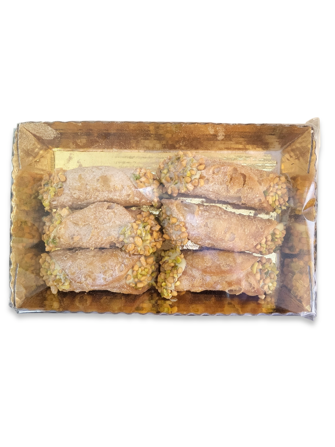 Sicilian Cannoli with Pistachio Cream & Chopped Hazelnuts 200g