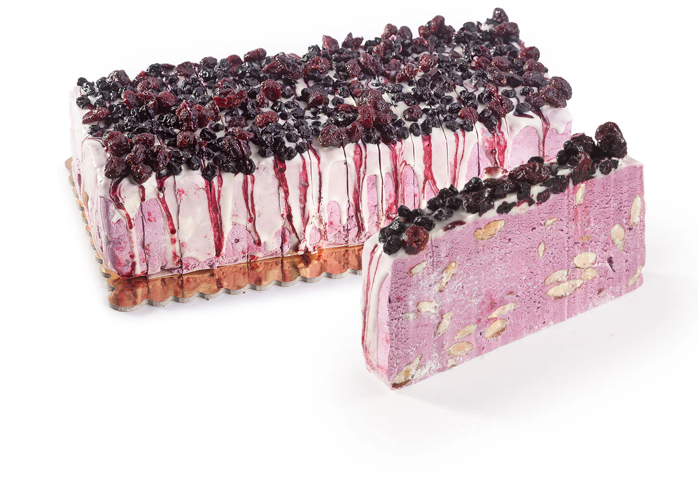 Wild Berry Nougat Log Slice 150g