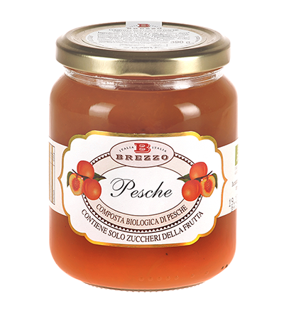 Composta di pesche biologiche 210 g