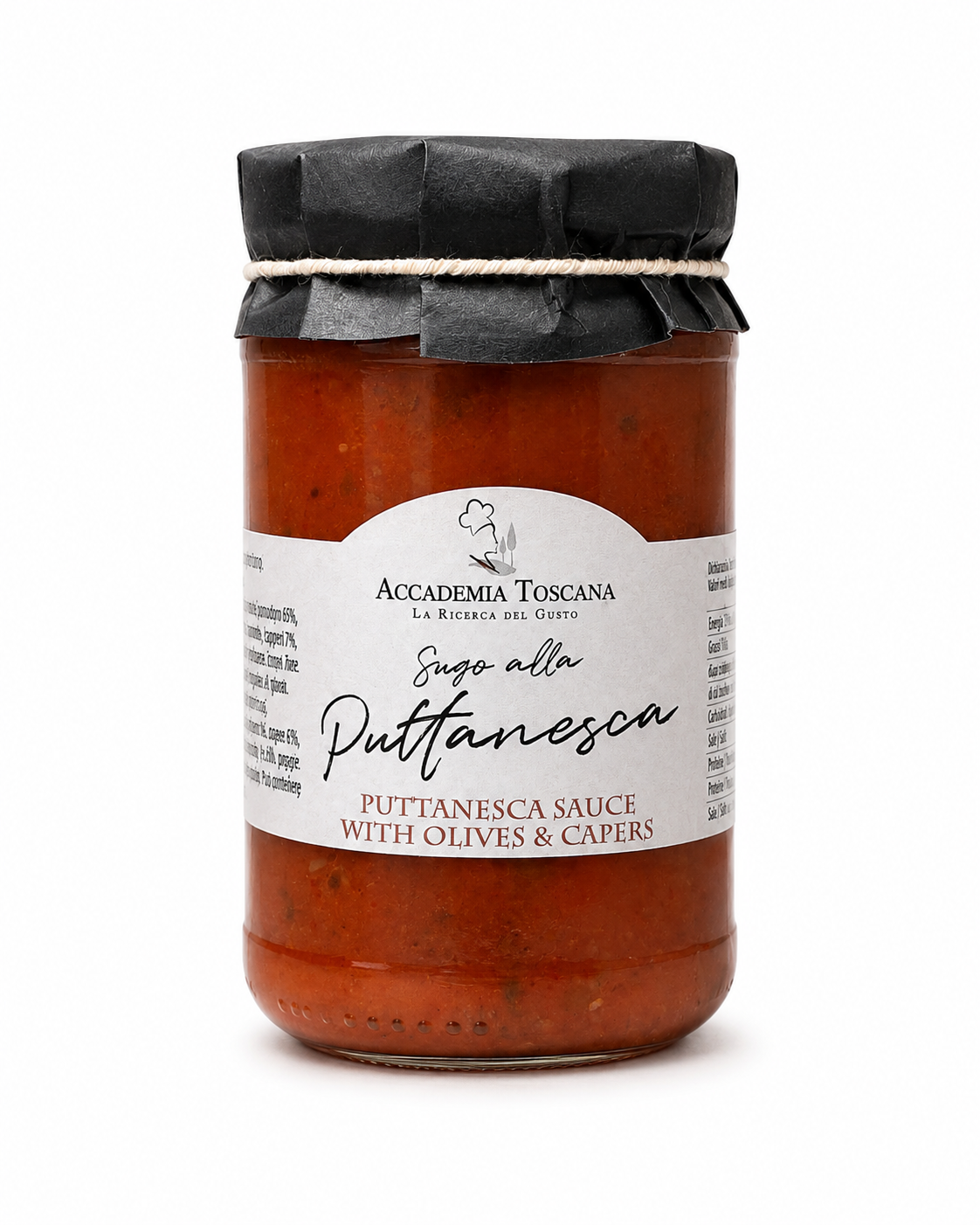 Salsa alla puttanesca con olive e capperi 340g