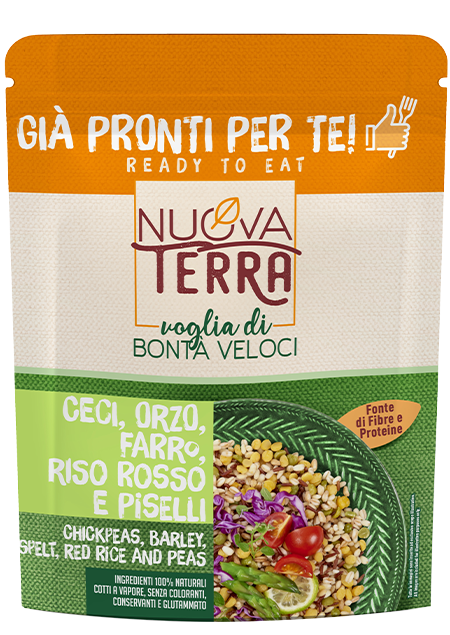 Chickpeas, Barley, Spelt, Red Rice and Peas 250g