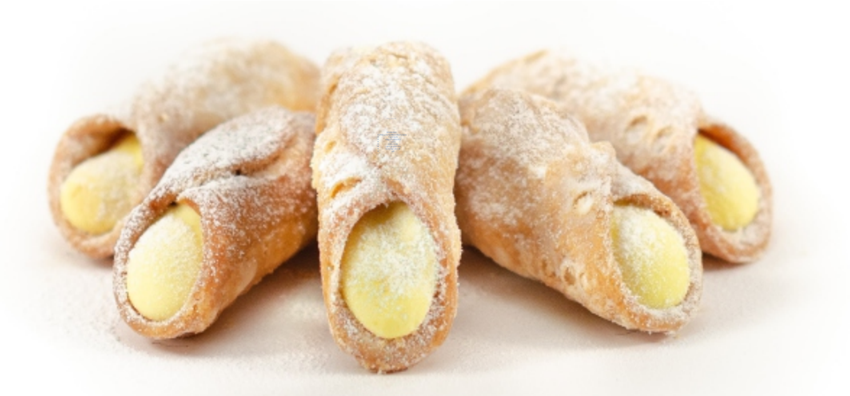 Sicilian Cannoli with Hazelnut Cream & Chopped Hazelnuts 200g