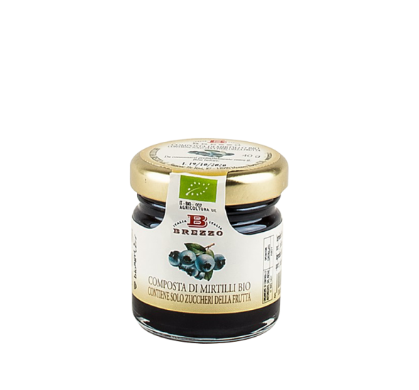 Organic Blueberry Miniature Compote 40g
