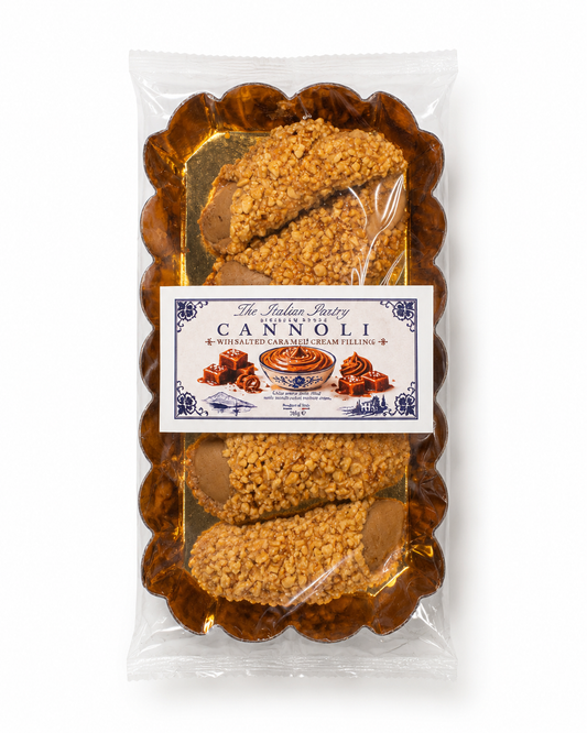 Gourmet Salted Caramel Cream Filled Cannoli 200g